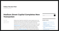 Desktop Screenshot of followthesunfest.com